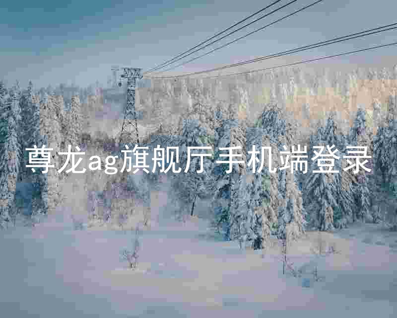 尊龙ag旗舰厅手机端登录